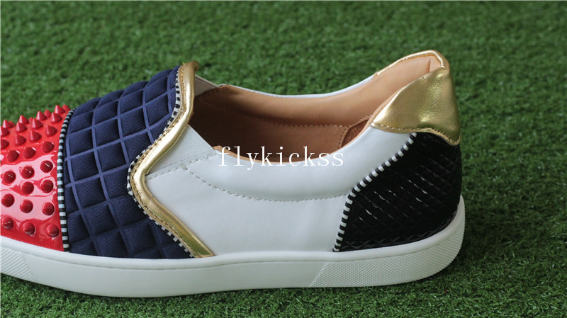 Christian Louboutin Sneaker Low Top Red Blue White